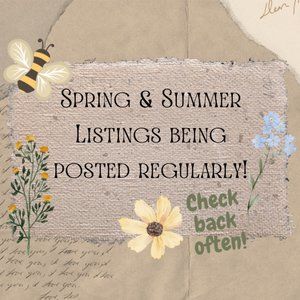 Spring / Summer Listings - Check Back Often!!